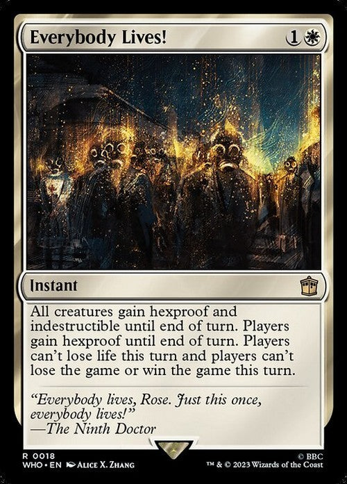 Everybody Lives! ~ Commander: Doctor Who [ Excellent ] [ Magic MTG ]