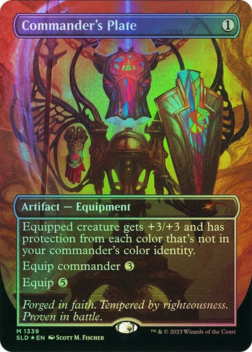 FOIL Commander's Plate ~ Secret Lair [ NearMint ] [ Magic MTG ]