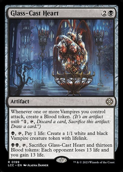 Glass-Cast Heart ~ Commander: Lost Caverns of Ixalan [ NM ] [ Magic MTG ]
