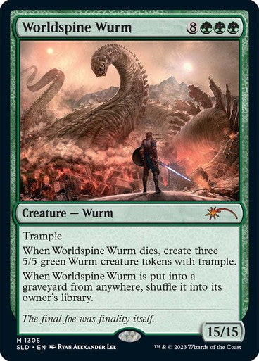 Worldspine Wurm ~ Secret Lair [ NearMint ] [ Magic MTG ]