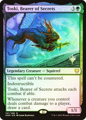 FOIL Toski, Bearer of Secrets ~ PROMO PACK [ NearMint ] [ Magic MTG ]