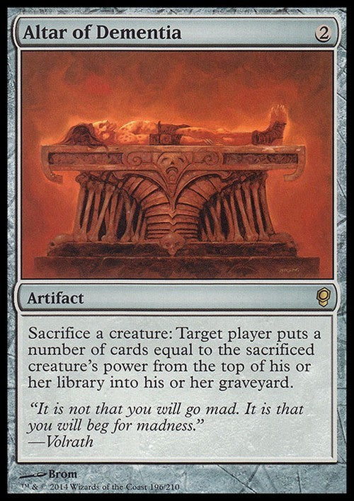 Altar of Dementia ~ Conspiracy 1 [ Excellent ] [ Magic MTG ]