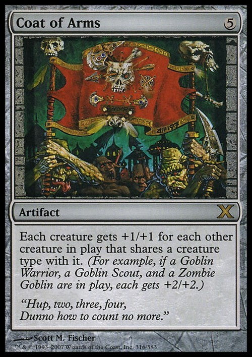 Coat of Arms ~ Tenth Edition [ Excellent ] [ Magic MTG ]