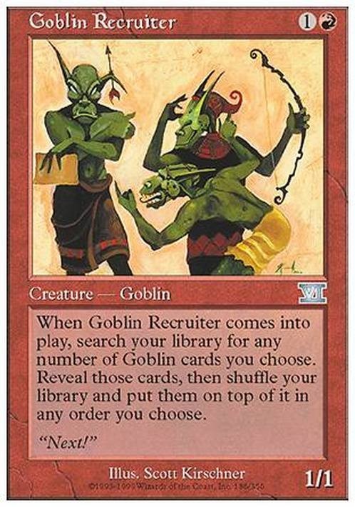 Goblin Recruiter ~ Sixth Edition [ Excellent ] [ Magic MTG ]