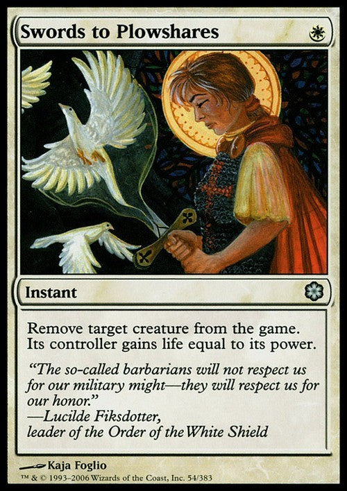 Swords to Plowshares ~ Coldsnap Theme [ Excellent ] [ Magic MTG ]