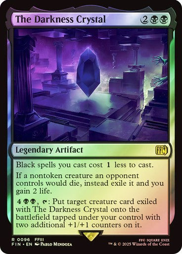 FOIL The Darkness Crystal ~ Final Fantasy [ NM ] [ Magic MTG ]