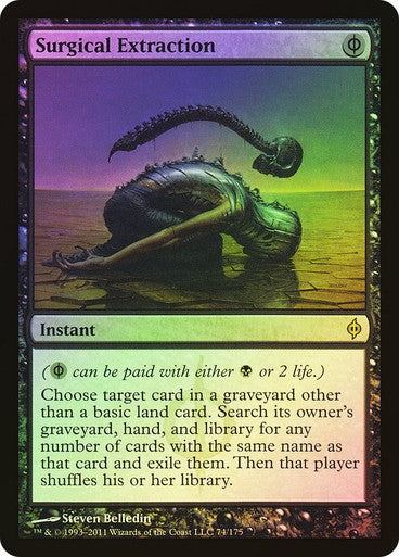 FOIL Surgical Extraction ~ New Phyrexia [ Excellent ] [ Magic MTG ]