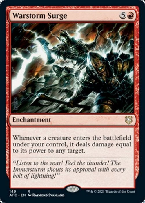 Warstorm Surge ~ Commander: Adventures in the Forgotten Realms [ NM ]