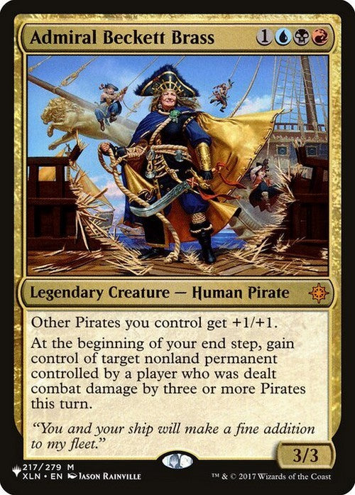 Admiral Beckett Brass ~ The List [ NearMint ] [ Magic MTG ]
