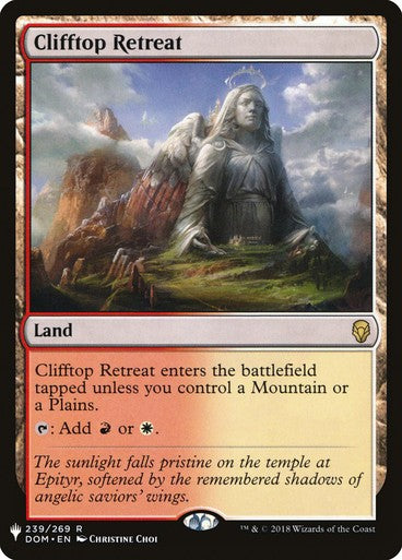Clifftop Retreat ~ The List [ NearMint ] [ Magic MTG ]
