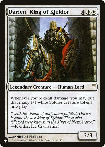 Darien, King of Kjeldor ~ The List [ NearMint ] [ Magic MTG ]