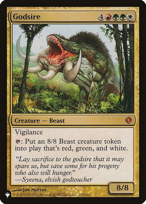 Godsire ~ The List [ NearMint ] [ Magic MTG ]