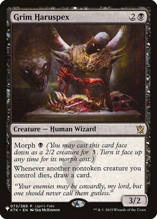 Grim Haruspex ~ The List [ NearMint ] [ Magic MTG ]