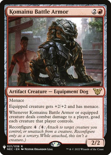 Komainu Battle Armor ~ The List [ NearMint ] [ Magic MTG ]
