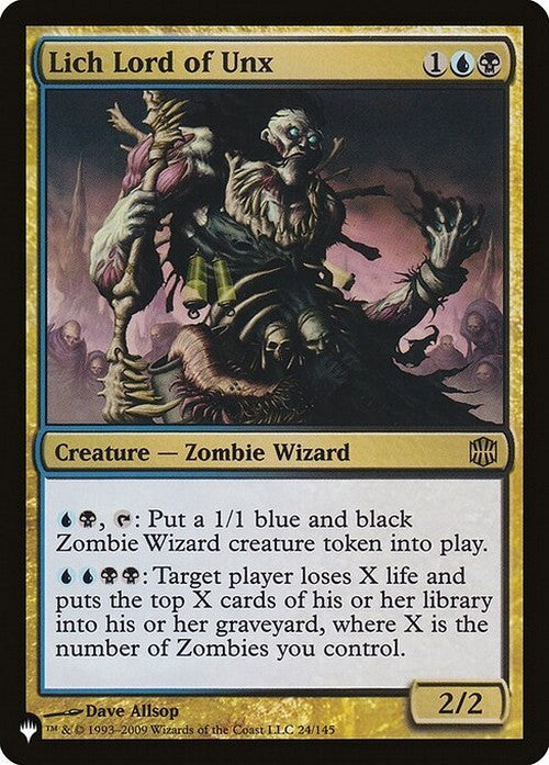 Lich Lord of Unx ~ The List [ NearMint ] [ Magic MTG ]