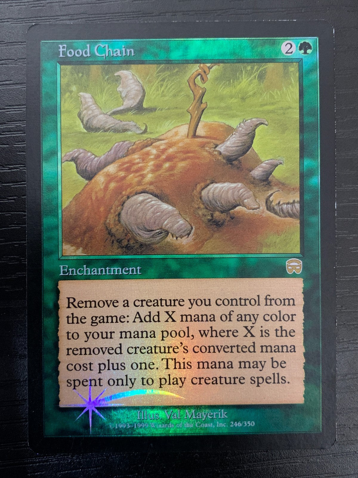 FOIL Food Chain ~ Mercadian Masques [ MODERATELY PLAYED ] [ Magic MTG ]