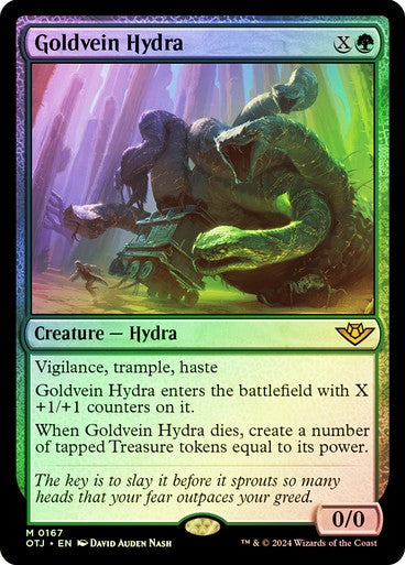 FOIL Goldvein Hydra ~ Outlaws of Thunder Junction [ NM ] [ Magic MTG ]