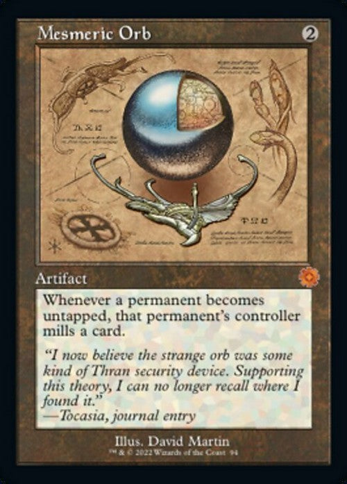 SCHEMATIC Mesmeric Orb ~ The Brothers' War [ NearMint ] [ Magic MTG ]