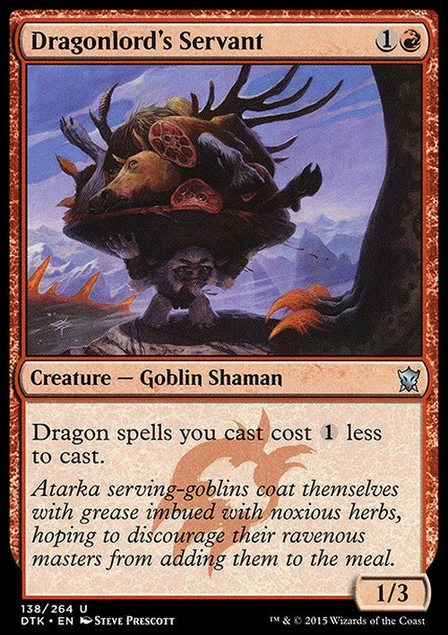 Dragonlord's Servant ~ Dragons of Tarkir [ Excellent ] [ Magic MTG ]