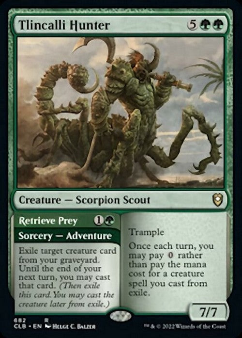 Tlincalli Hunter / Retrieve Prey ~ Commander Legends 2 [ NM ] [ Magic MTG ]
