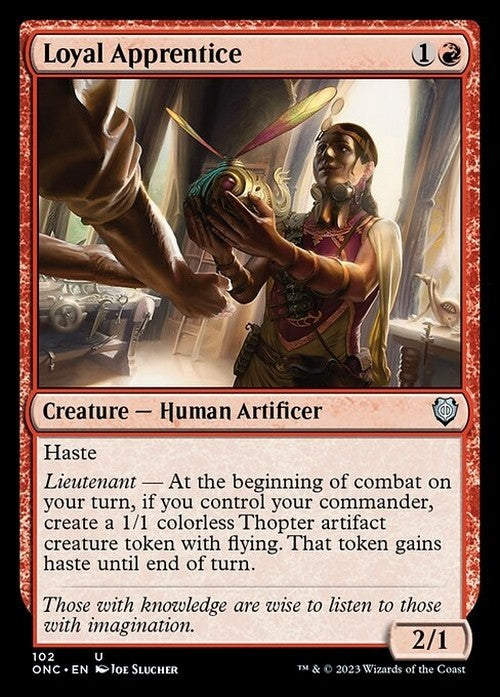 Loyal Apprentice ~ Commander: Phyrexia: All Will Be One [ NM ] [ Magic MTG ]