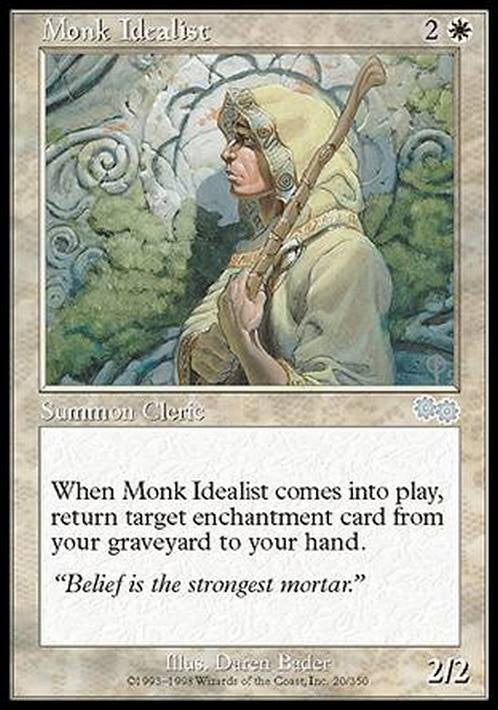 Monk Idealist ~ Urza's Saga [ Excellent ] [ Magic MTG ]
