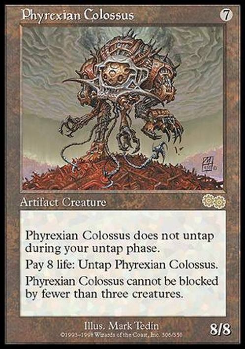 Phyrexian Colossus ~ Urza's Saga [ PLAYED ] [ Magic MTG ]
