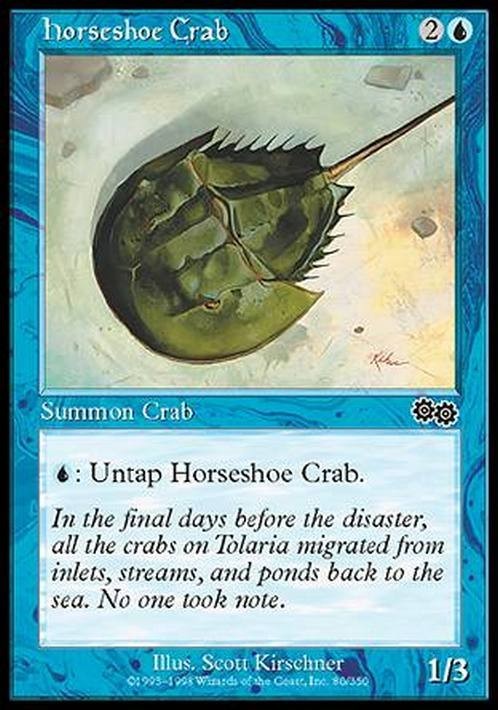 Horseshoe Crab ~ Urza's Saga [ Excellent ] [ Magic MTG ]