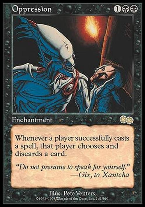 Oppression ~ Urza's Saga [ Excellent ] [ Magic MTG ]