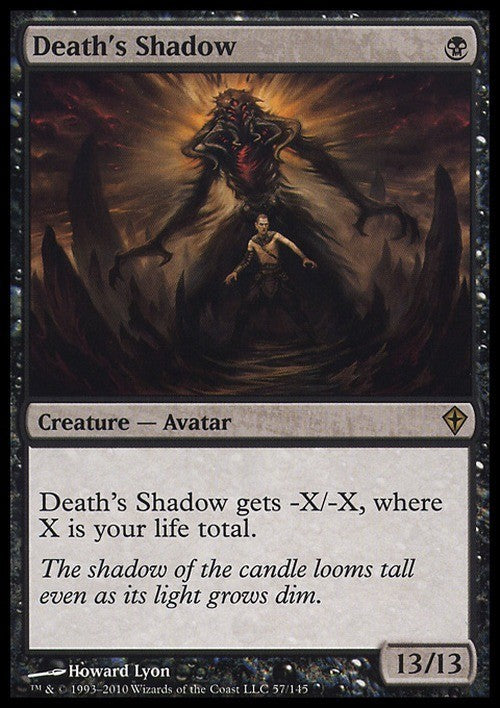 Death's Shadow ~ Worldwake [ Excellent ] [ Magic MTG ]