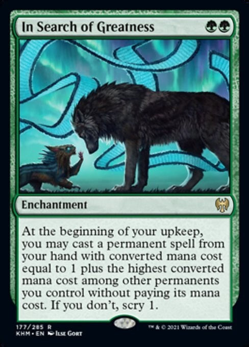 In Search of Greatness ~ Kaldheim [ NearMint ] [ Magic MTG ]