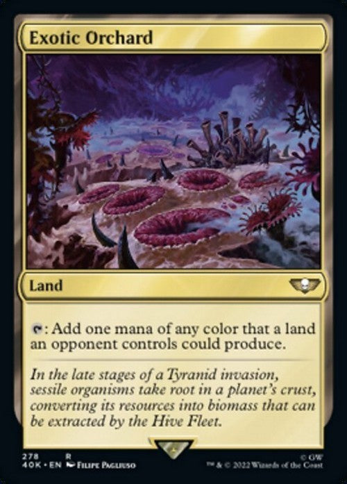Exotic Orchard ~ Commander: Warhammer 40,000 [ NearMint ] [ Magic MTG ]