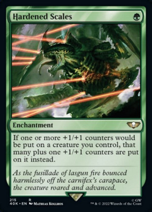 Hardened Scales ~ Commander: Warhammer 40,000 [ NearMint ] [ Magic MTG ]