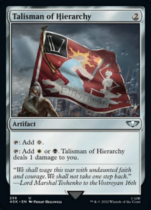 Talisman of Hierarchy ~ Commander: Warhammer 40,000 [ NearMint ] [ Magic MTG ]