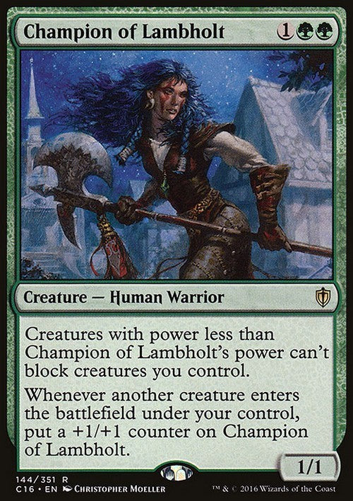 Champion of Lambholt ~ Commander 2016 [ NM ] [ Magic MTG ]