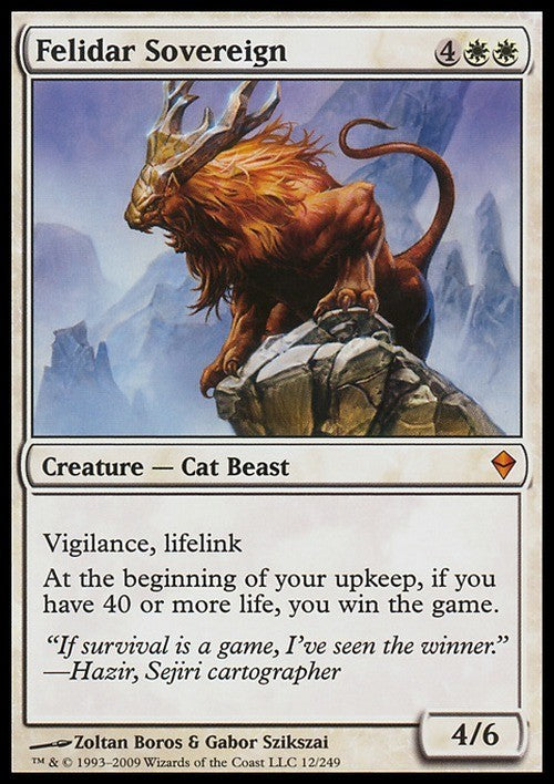 Felidar Sovereign ~ Zendikar [ Excellent ] [ Magic MTG ]