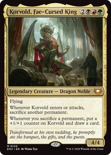 Korvold, Fae-Cursed King ~ Commander: Edge of Eternities [ NM ] [ Magic MTG ]