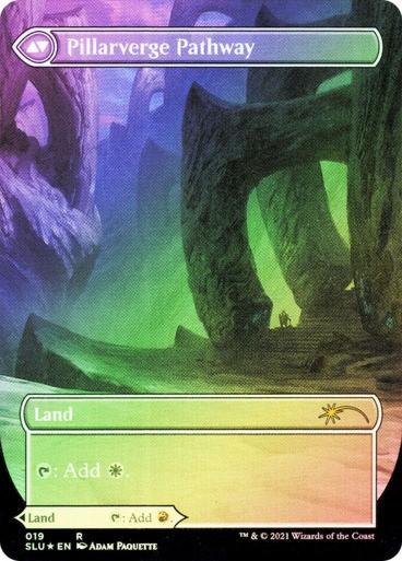 FOIL Needleverge Pathway / Pillarverge ~ Secret Lair [ NearMint ] [ Magic MTG ]