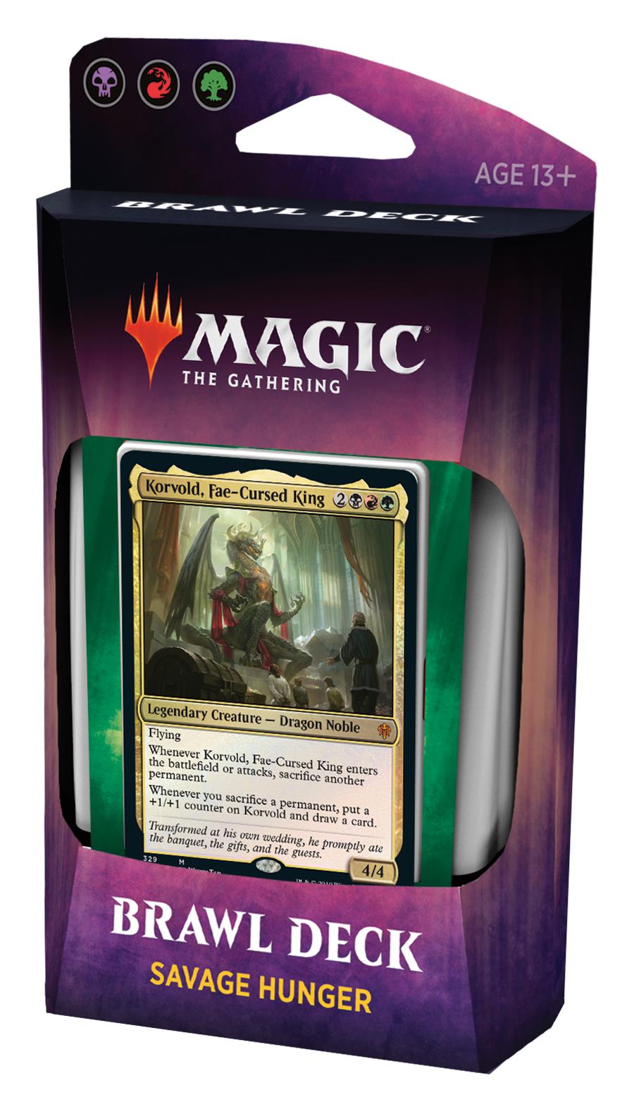 Savage Hunger Brawl Deck ~ Throne of Eldraine ~ Magic MTG Sealed