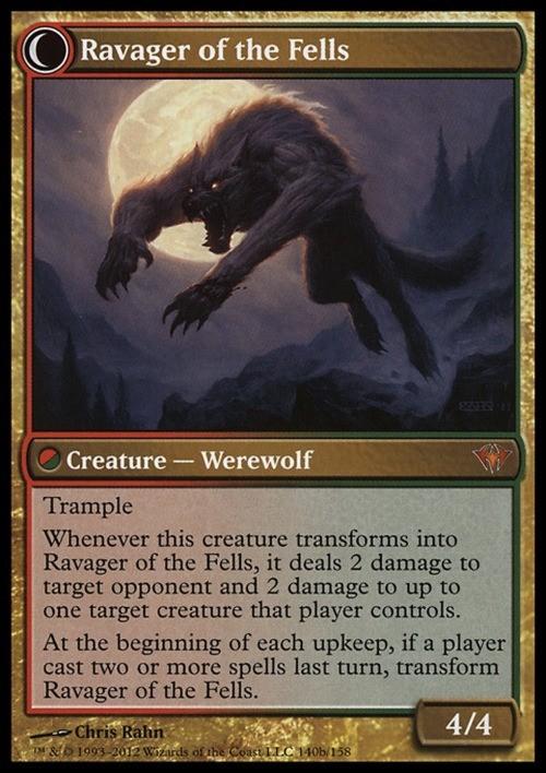 Huntmaster of the Fells / Ravager of the Fells ~ Dark Ascension [ EX ] [ MTG ]