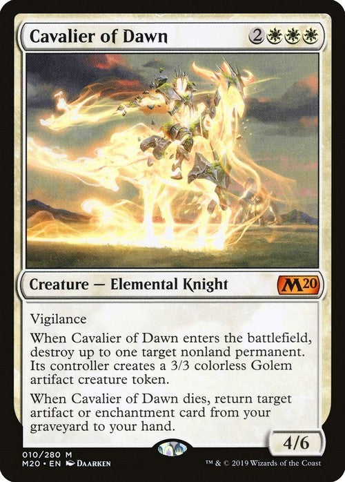 Cavalier of Dawn ~ Core 2020 [ Excellent ] [ Magic MTG ]