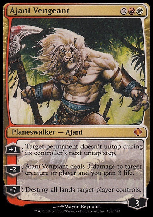 Ajani Vengeant ~ Shards of Alara [ Excellent ] [ Magic MTG ]