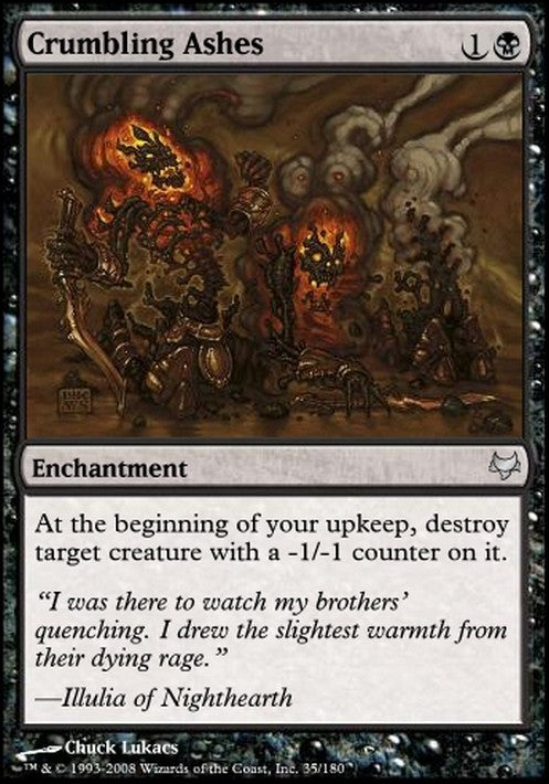 Crumbling Ashes ~ Eventide [ Excellent ] [ Magic MTG ]