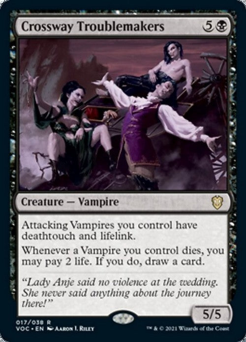 Crossway Troublemakers ~ Commander: Crimson Vow [ NM ] [ Magic MTG ]