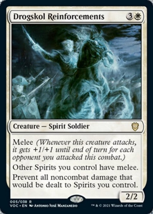 Drogskol Reinforcements ~ Commander: Crimson Vow [ NM ] [ Magic MTG ]