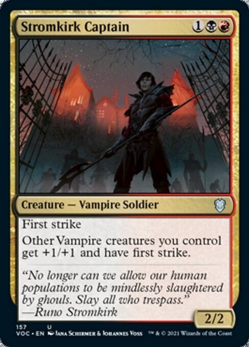 Stromkirk Captain ~ Commander: Crimson Vow [ NM ] [ Magic MTG ]