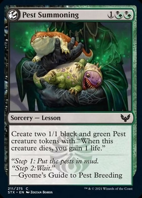 Pest Summoning ~ Strixhaven [ NearMint ] [ Magic MTG ]
