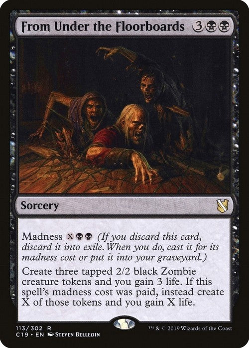 From Under the Floorboards ~ Commander 2019 [ NearMint ] [ Magic MTG ]