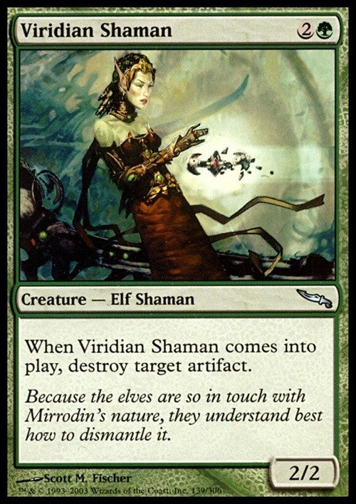 Viridian Shaman ~ Mirrodin [ Excellent ] [ Magic MTG ]