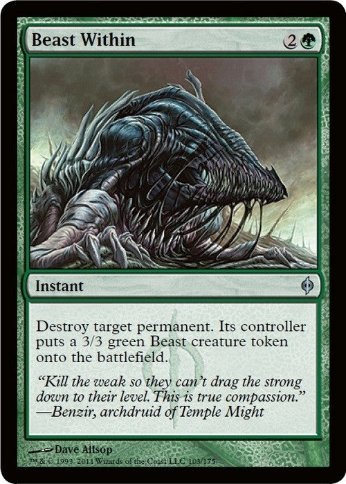 Beast Within ~ New Phyrexia [ Excellent ] [ Magic MTG ]